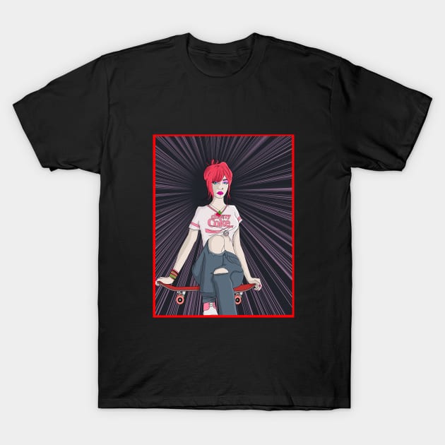 Summer Goth Cherry Bomb T-Shirt by Injustice